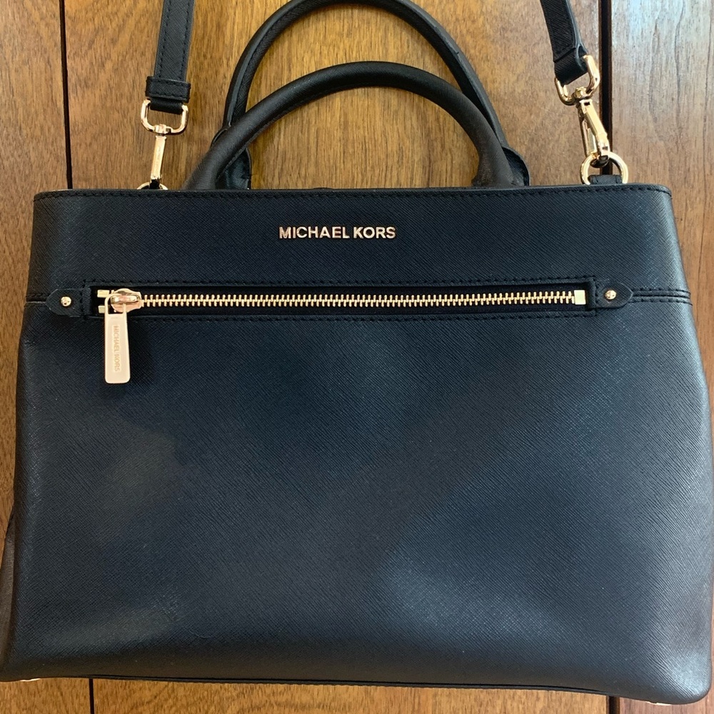 Michael Kors Black Hailee Satchel